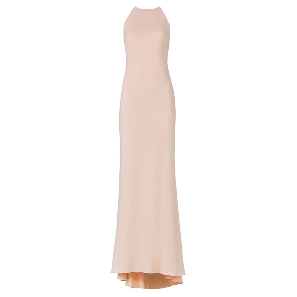 [badgley mischka] halter odessa gown - Picture 7 of 7